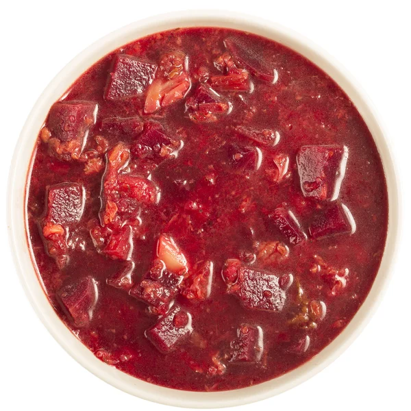 Borscht from Above — Stock Photo, Image
