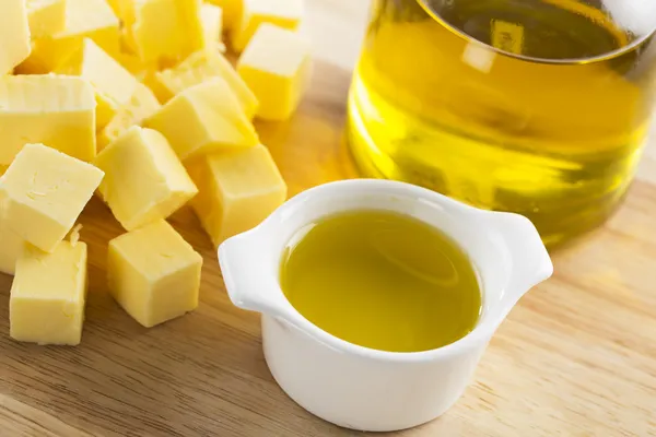 Масло или оливковое масло Стоковое Фото