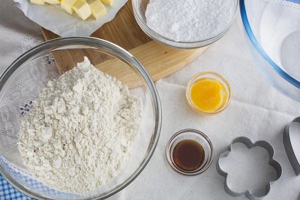 Plätzchen backen — Stockfoto