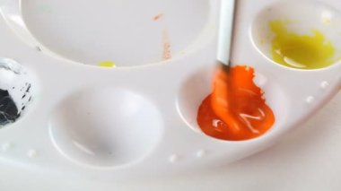 Mixing White and Orange