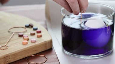 Dying Easter Egg Purple