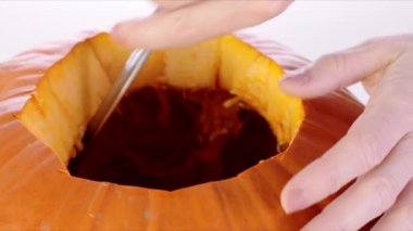 Taze Balkabağı Temizleme