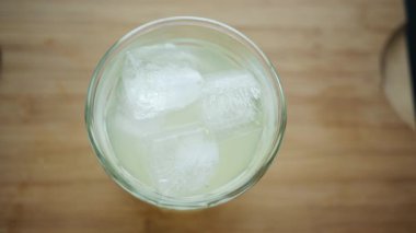 Garnishing Lemonade with Mint