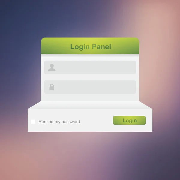 Sfondo login vettoriale — Vettoriale Stock