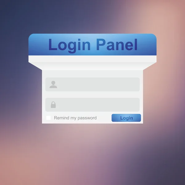 Vector login background — Stock Vector