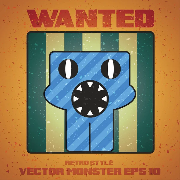 Vector monster cartoon style — Stock Vector
