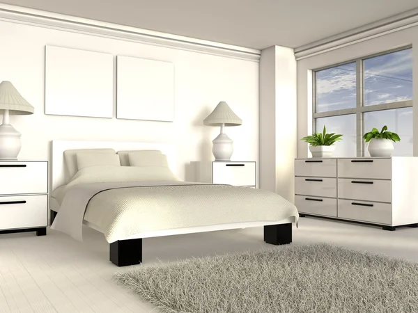 3d interior moderno — Foto de Stock