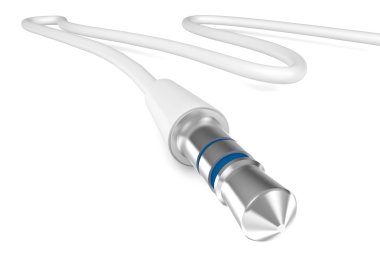 Beyaz arka plan üzerinde izole jackplug