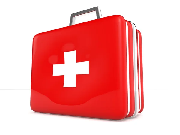 First aid kit isolated — Stock Photo, Image