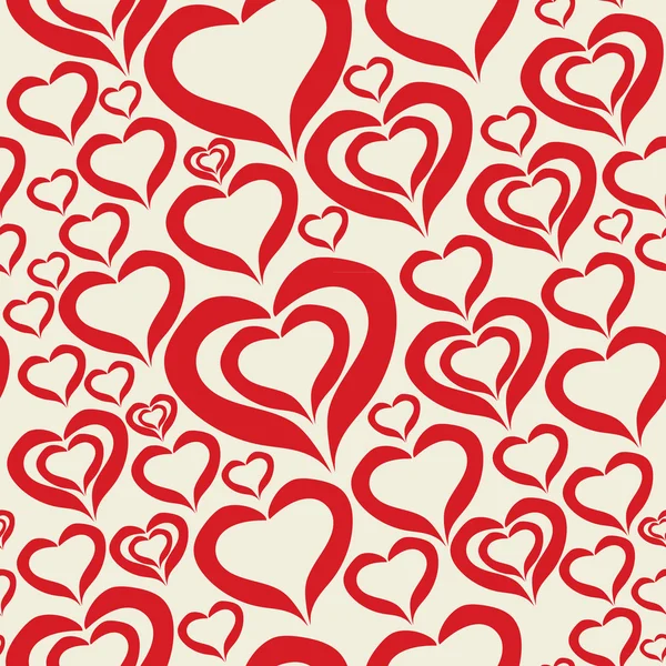 Red heart pattern wallpaper — Stock Vector © alliesinteract 2810831