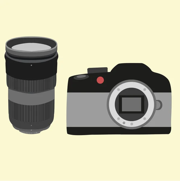 Ilustrační foto kamery — Stock fotografie