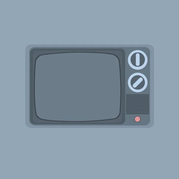 Vintage TV stile minimalismo — Vettoriale Stock