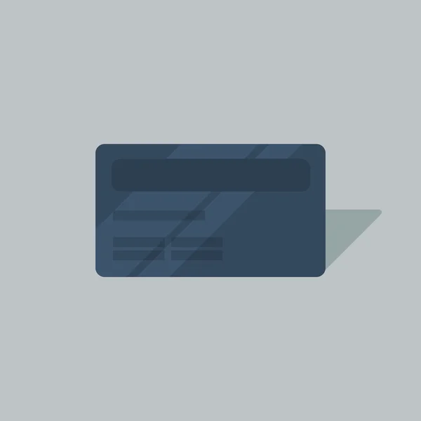Plochá kredit ikona — Stockový vektor