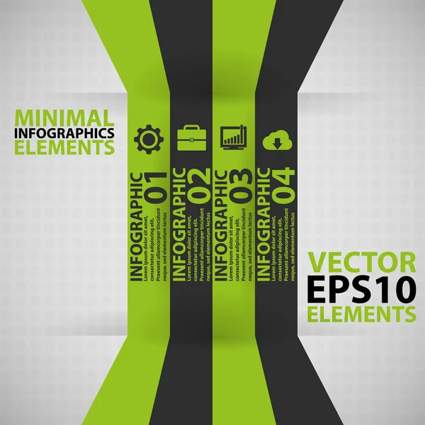 Minimale Infografiken. Vektorillustration Vektorgrafiken