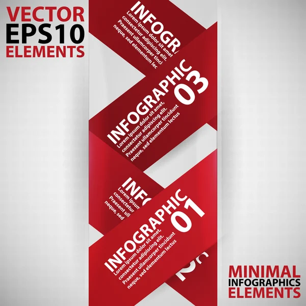 Minimale infographics. vectorillustratie — Stockvector