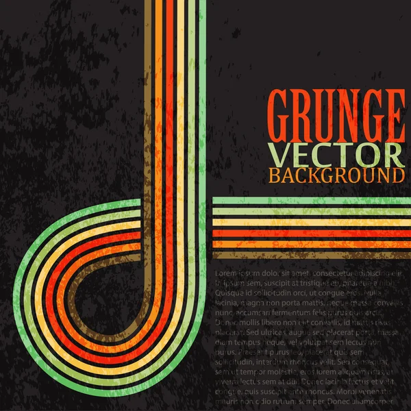 Grunge, háttér. Vektoros Ilustration — Stock Vector