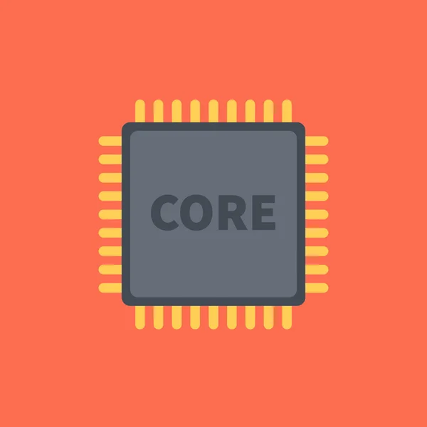 CPU plat vectoriel — Image vectorielle