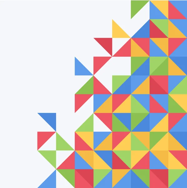 三角形のベクトルの背景 — ストックベクタ