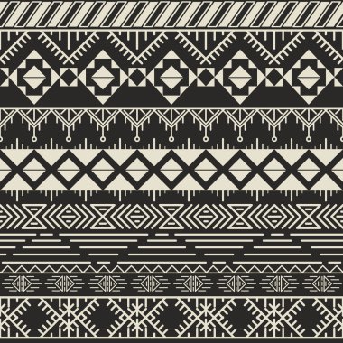 vektör retro desenli. Aztek arka plan.