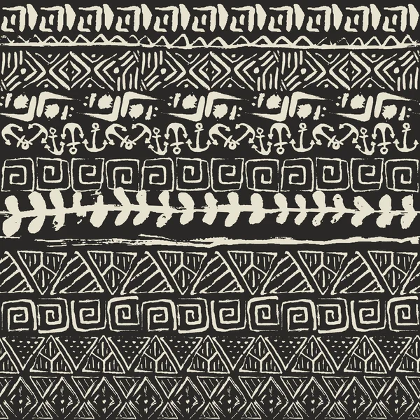 Vektor-Retro-Muster. aztekischer Hintergrund. — Stockvektor