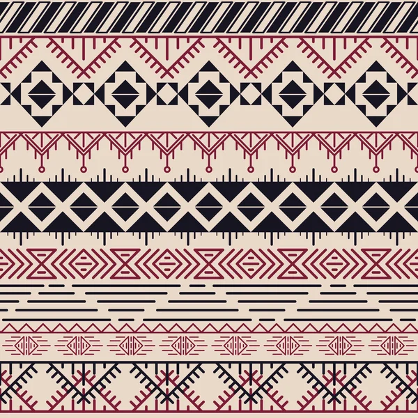 Vektor retro mönster. Aztec bakgrund. — Stock vektor