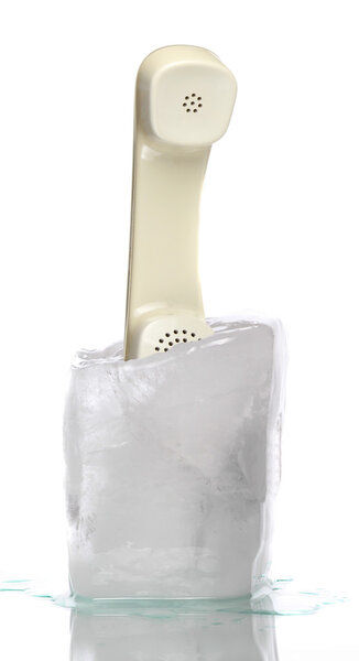 Лед со старым телефоном
