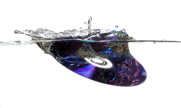 Cd in water — Stock Photo, Image