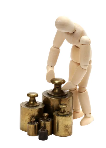 Doll with balance weight — Stock Photo, Image