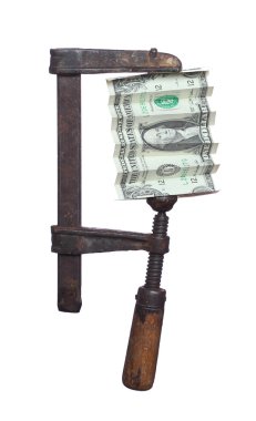 kelepçe içinde basınç altında dolar