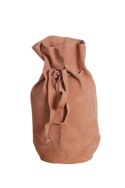 Bag made of suede — Stock Photo, Image