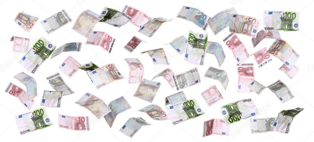 European currency falling from heaven