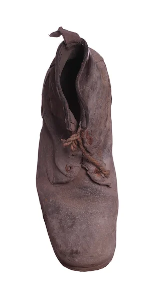 Vista superior de la bota malhumorada — Foto de Stock