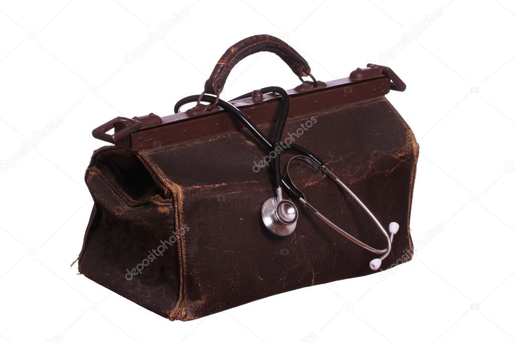 Stethoscope Doctor Purse Stethoscope Hanging Out Of Doctors Bag