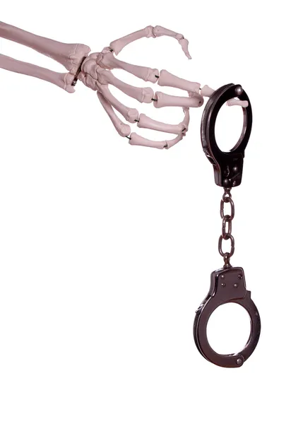 kelepçe ile iskelet parmak