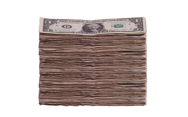 Montón de dólares — Foto de Stock