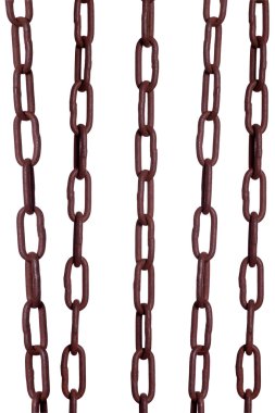 paslanmış zincirleri