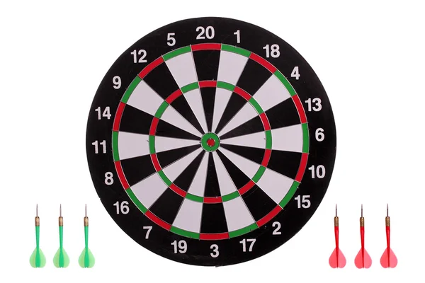 Dart board with arrows — Stock Photo, Image
