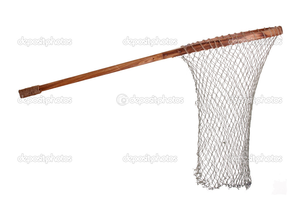Antique Weathered Wooden Fishing Net Marker Stock Photo 207991888