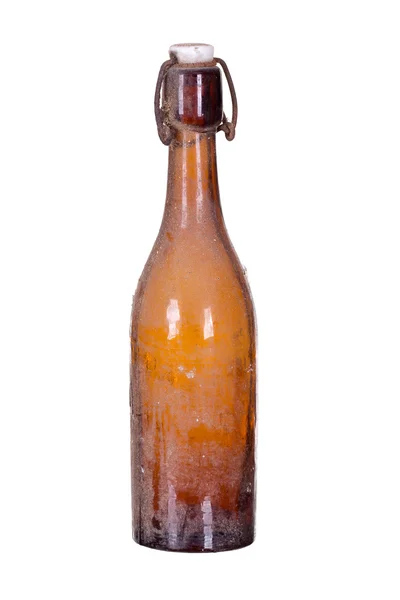 Very old dusty bottle Stock Picture