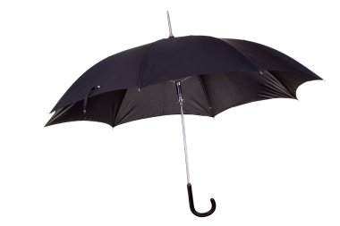 eski siyah bir şemsiye