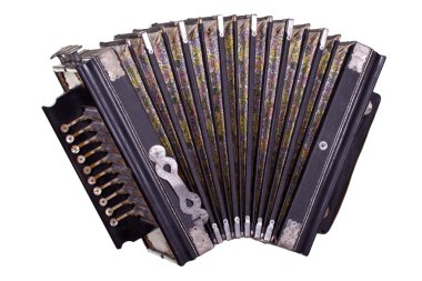Very old accordion clipart
