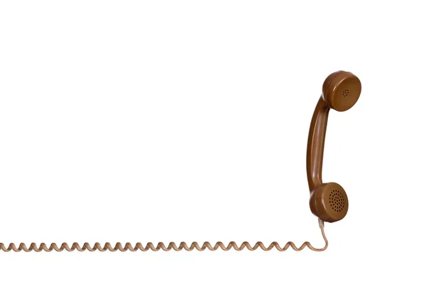 Luistergedeelte van oude telefoon — Stockfoto