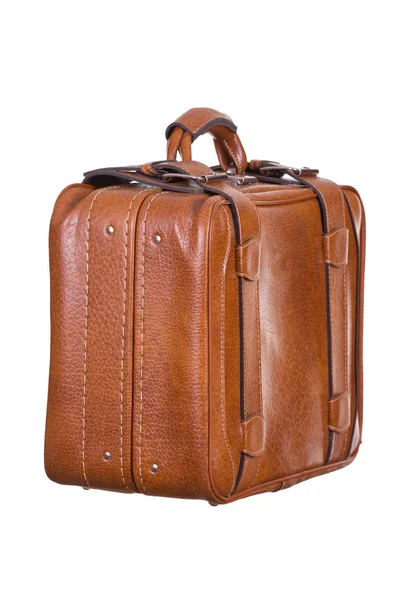 Vieille valise marron — Photo