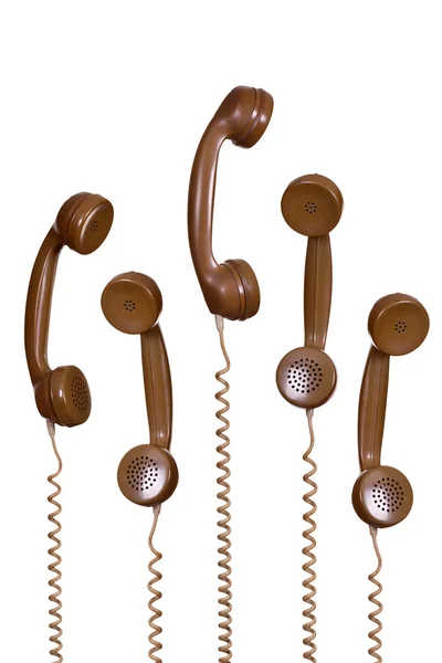 Staré telefony — Stock fotografie