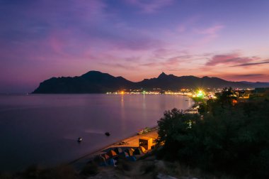 sabah gündoğumu peyzaj