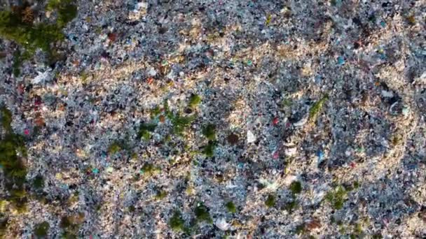 Aerial view of a garbage dump, UHD, 4K — Stock Video