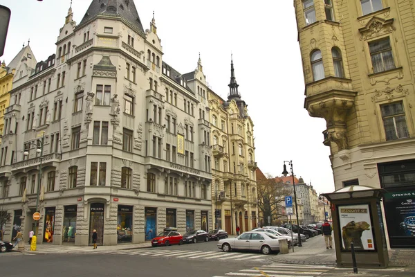 Rua de Praga velha — Fotografia de Stock