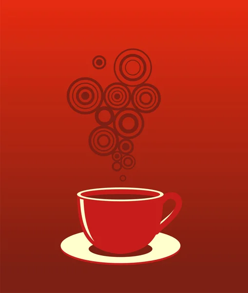 Kávét. — Stock Vector