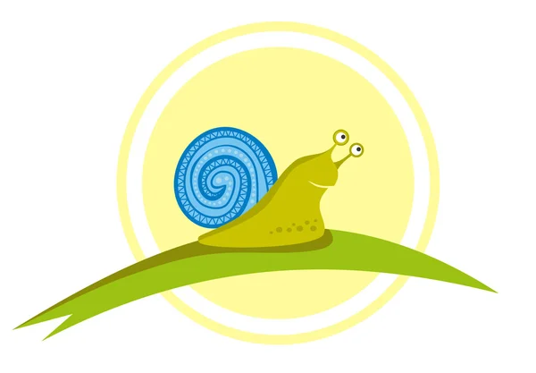 Little Snail — Stock Vector