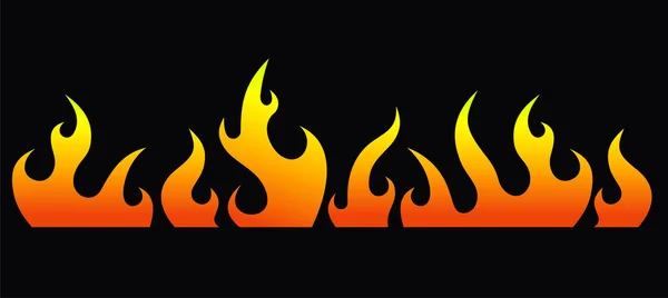 Oheň 3 — Stockový vektor